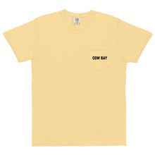 Load image into Gallery viewer, "Greetings from Cow Bay" pocket tee