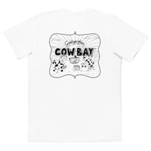 Load image into Gallery viewer, "Greetings from Cow Bay" pocket tee
