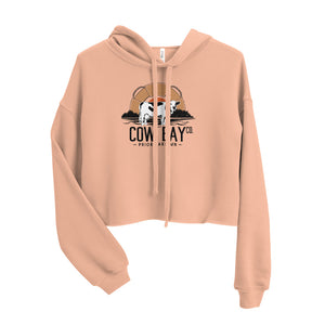 Cow Bay Fall Collection Crop Hoodie