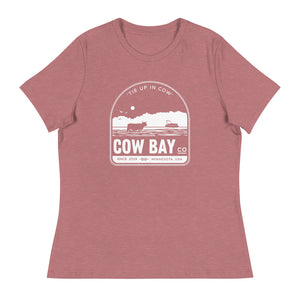 Cow Bay Original Single Design Women's Tee